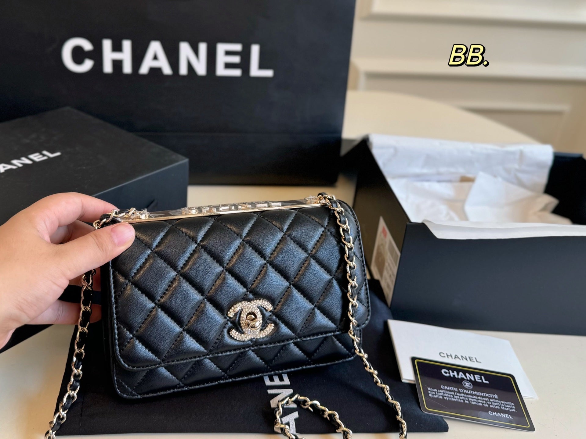 Chanel Diamond-encrusted WOC Chain Bag