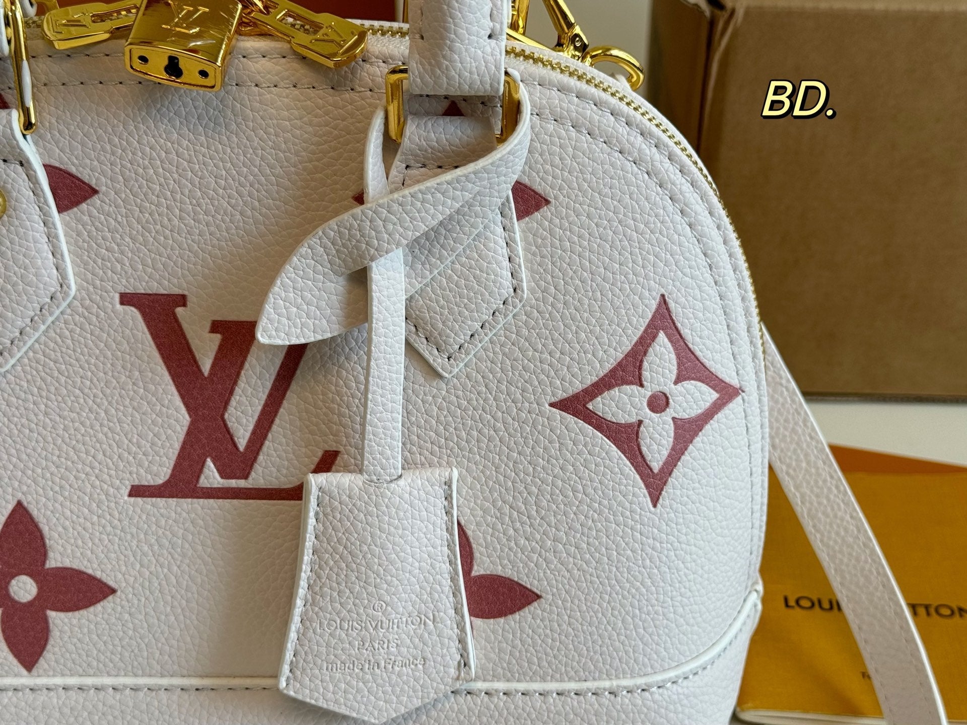 LV Embossed Shell Handbag