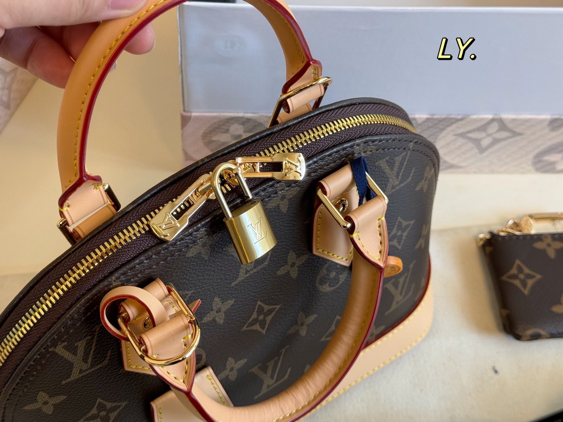 LV nano Alma Shell Bag