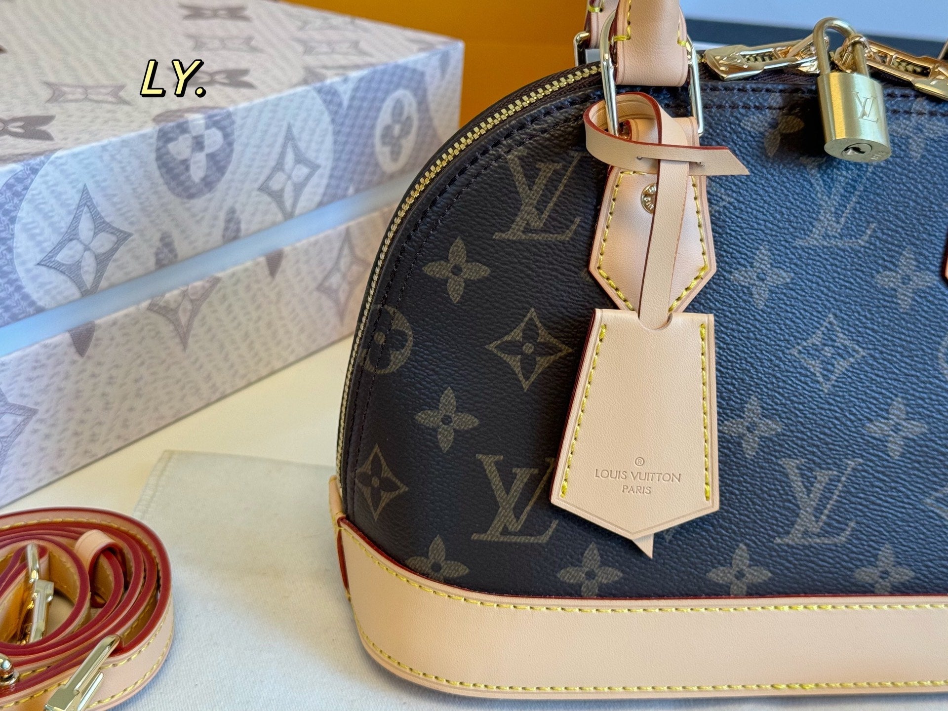 LV nano Alma Shell Bag