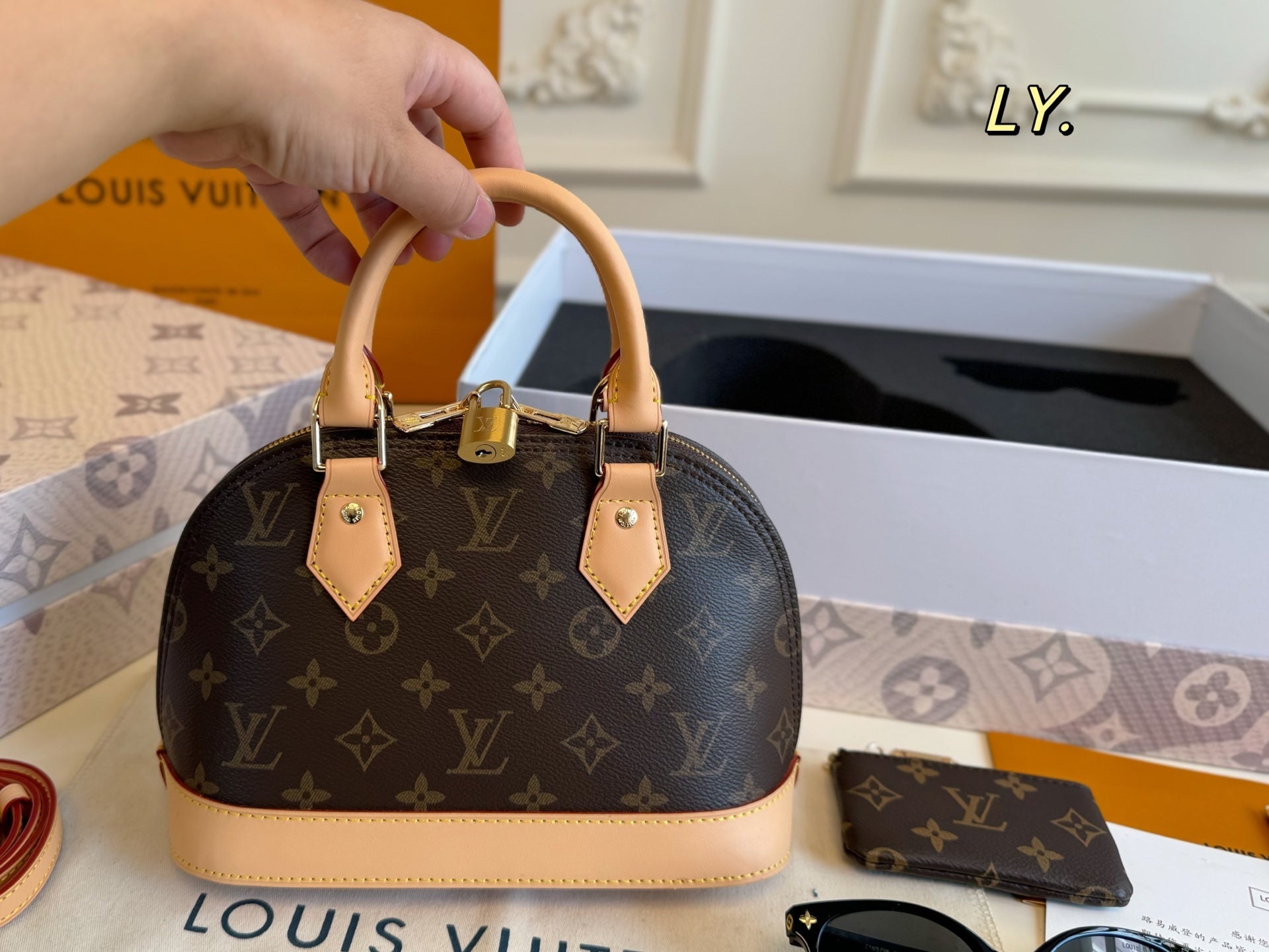 LV nano Alma Shell Bag