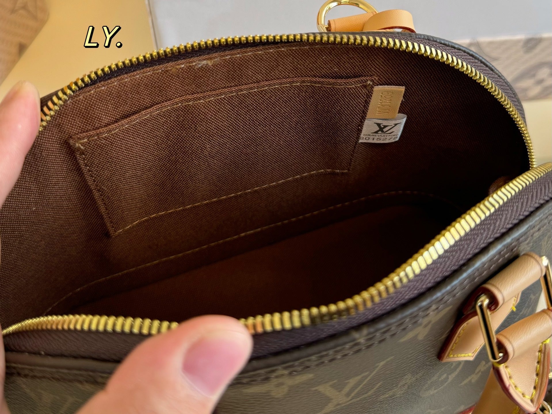 LV nano Alma Shell Bag