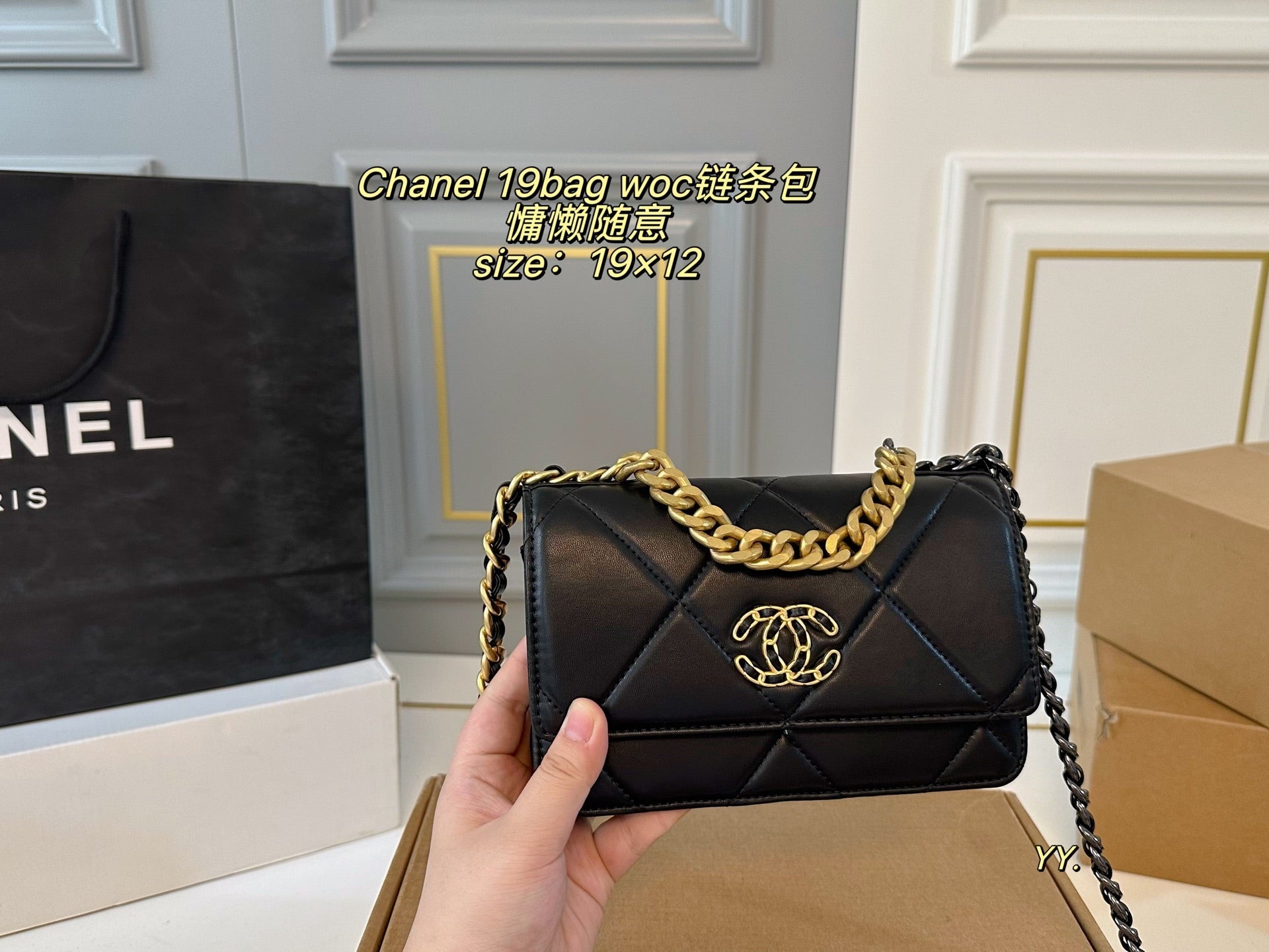 CHANEL 19 woc Chain Bag