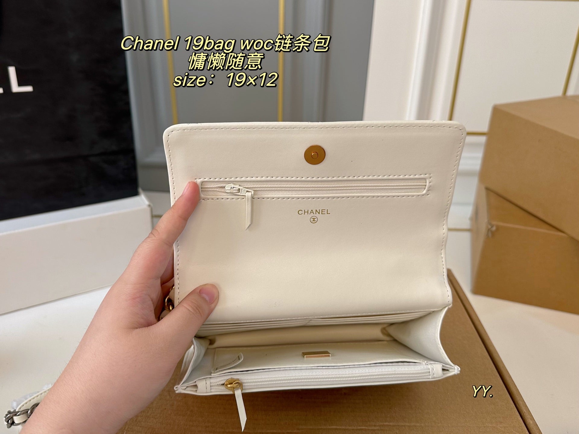 CHANEL 19 woc Chain Bag