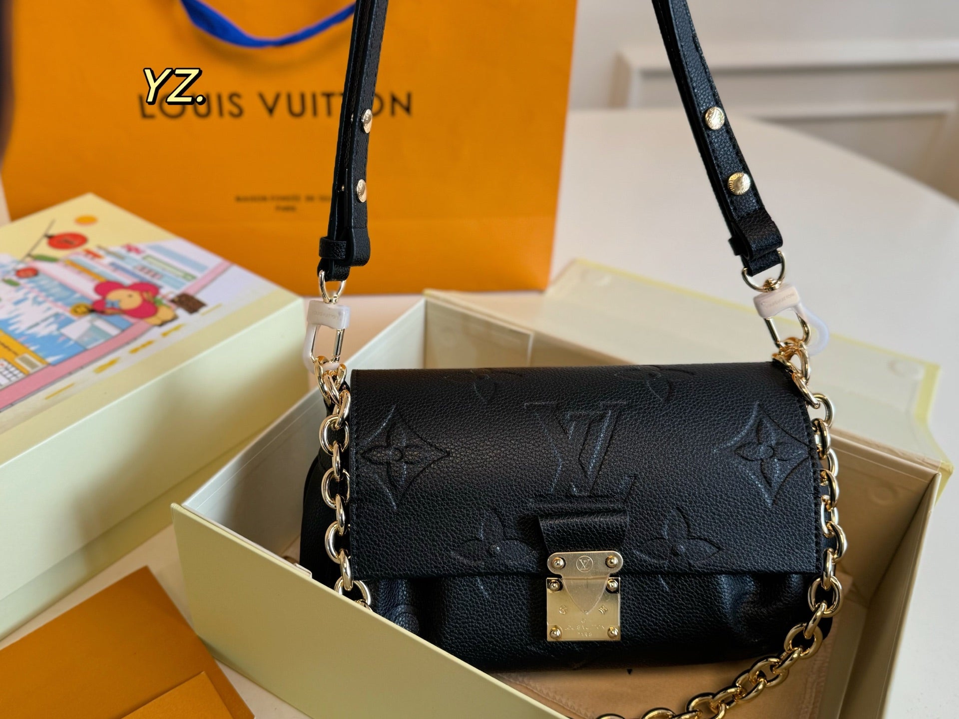 LV Embossed Favorite Cloud Bag