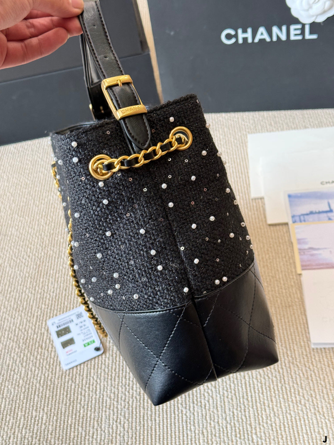 Chanel Pearl Wave Tote Bag