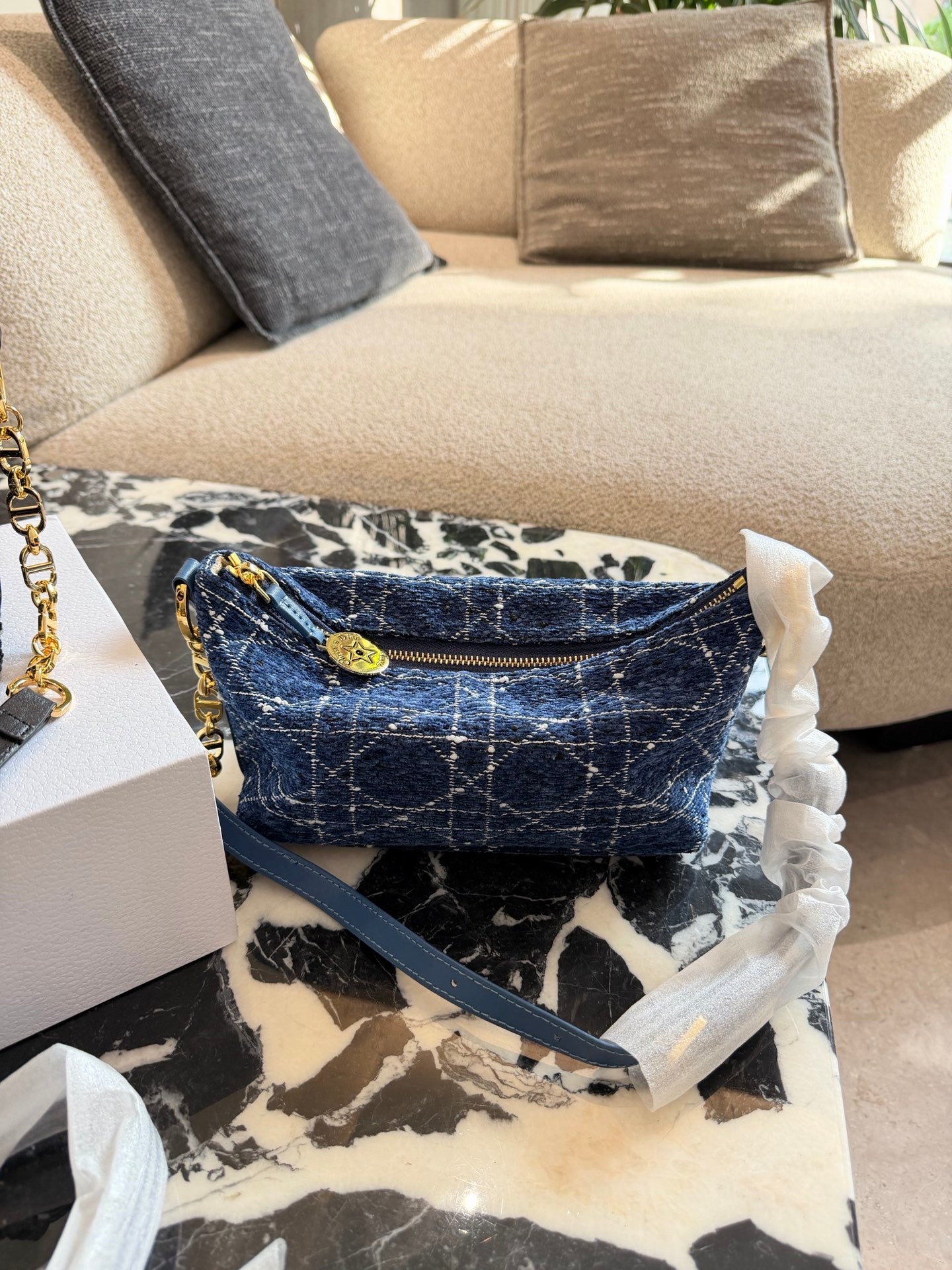 Dior Woolen Star Lunch Box Bag