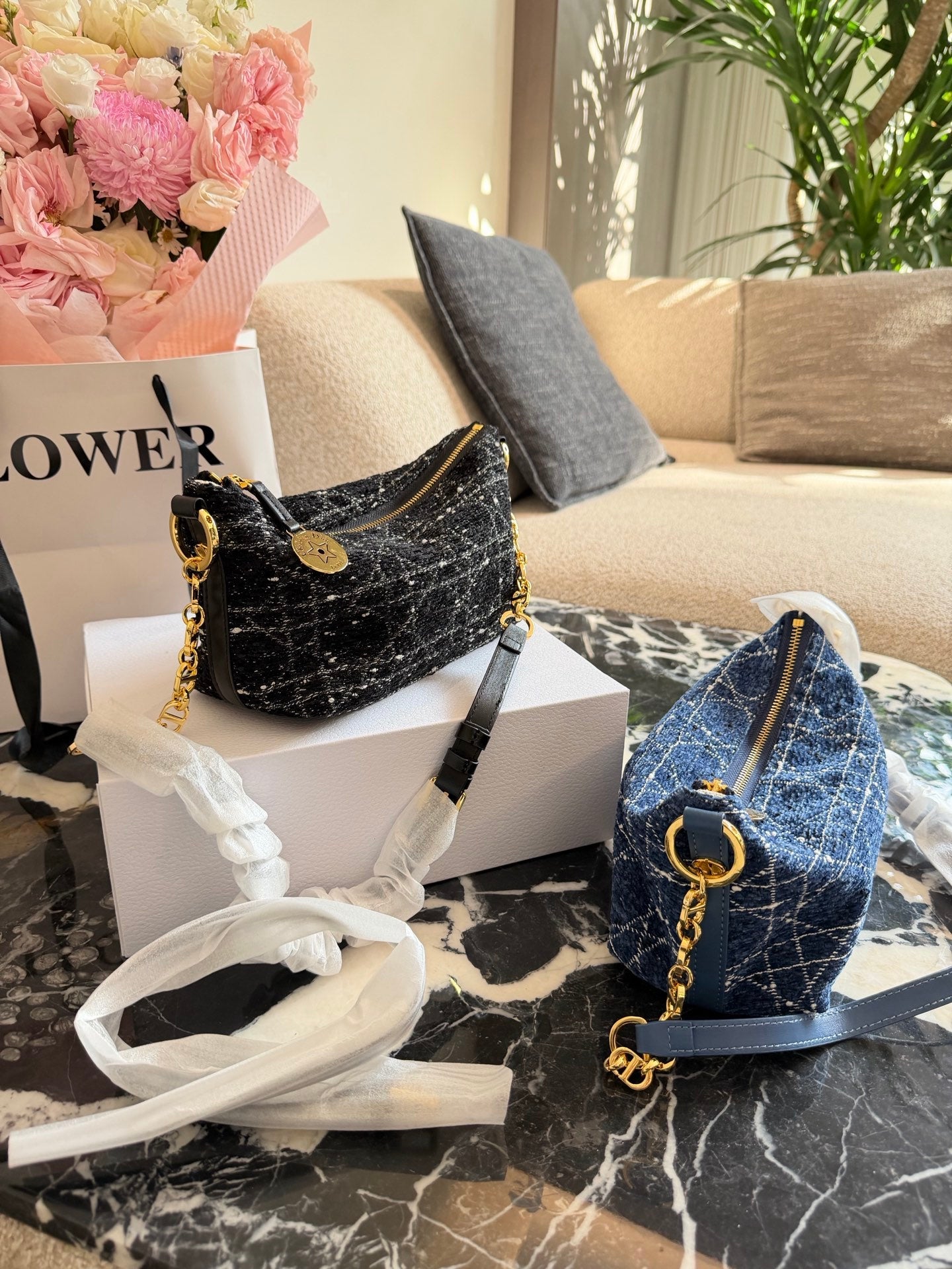 Dior Woolen Star Lunch Box Bag