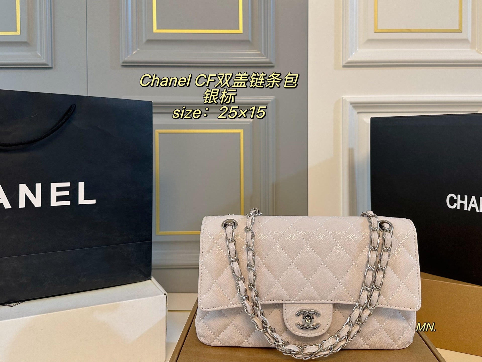 Chanel CF Double Flap Chain Bag