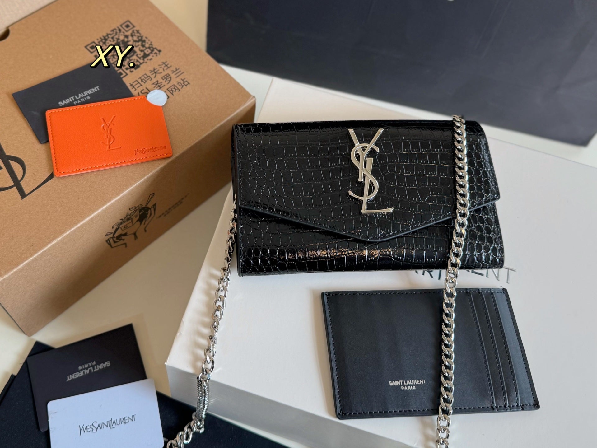 YSL mini Envelope bag