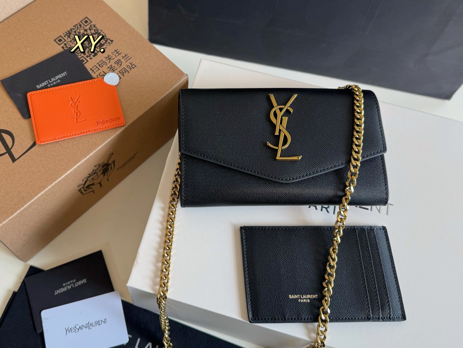 YSL mini Envelope bag