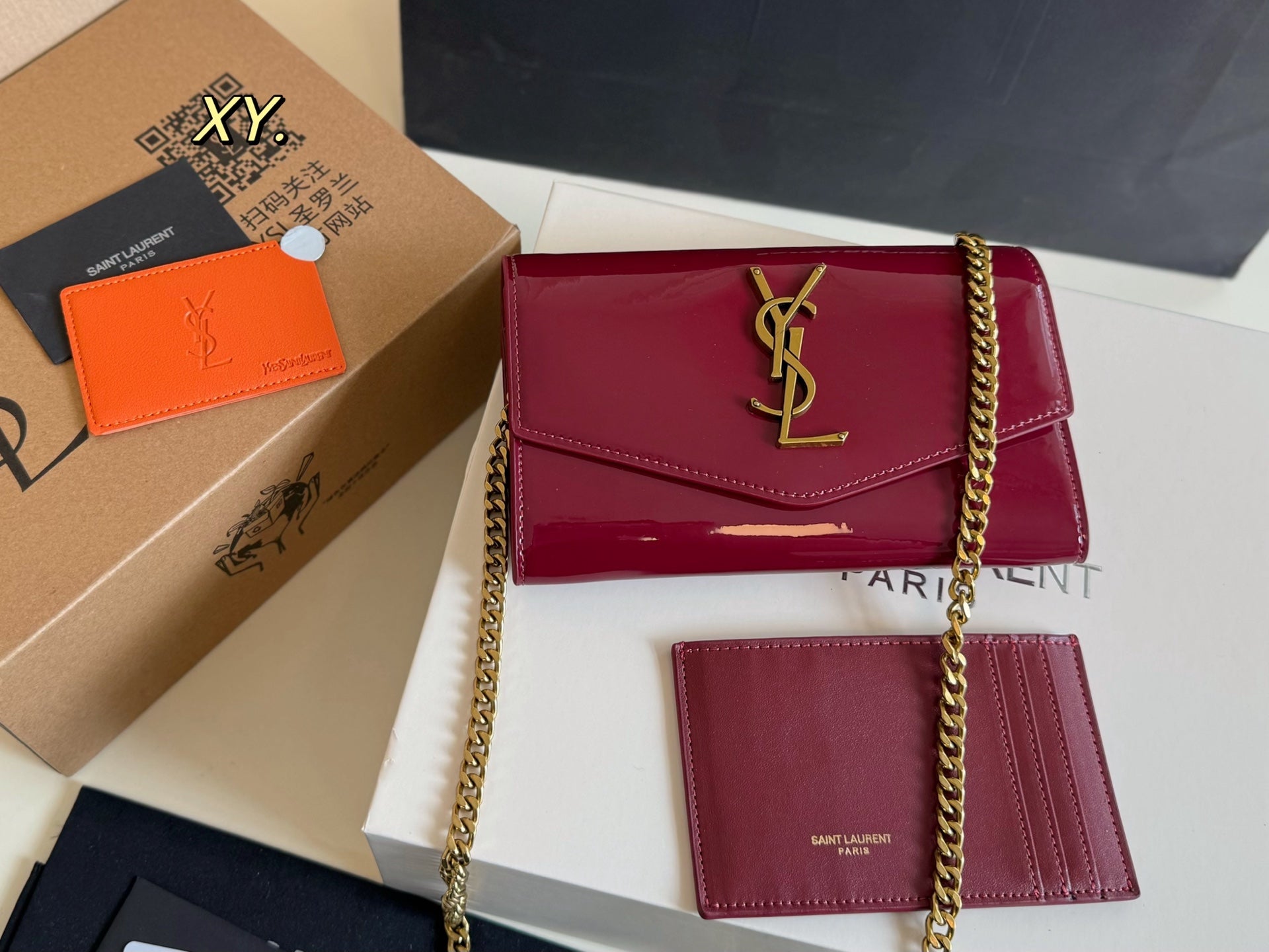 YSL mini Envelope bag