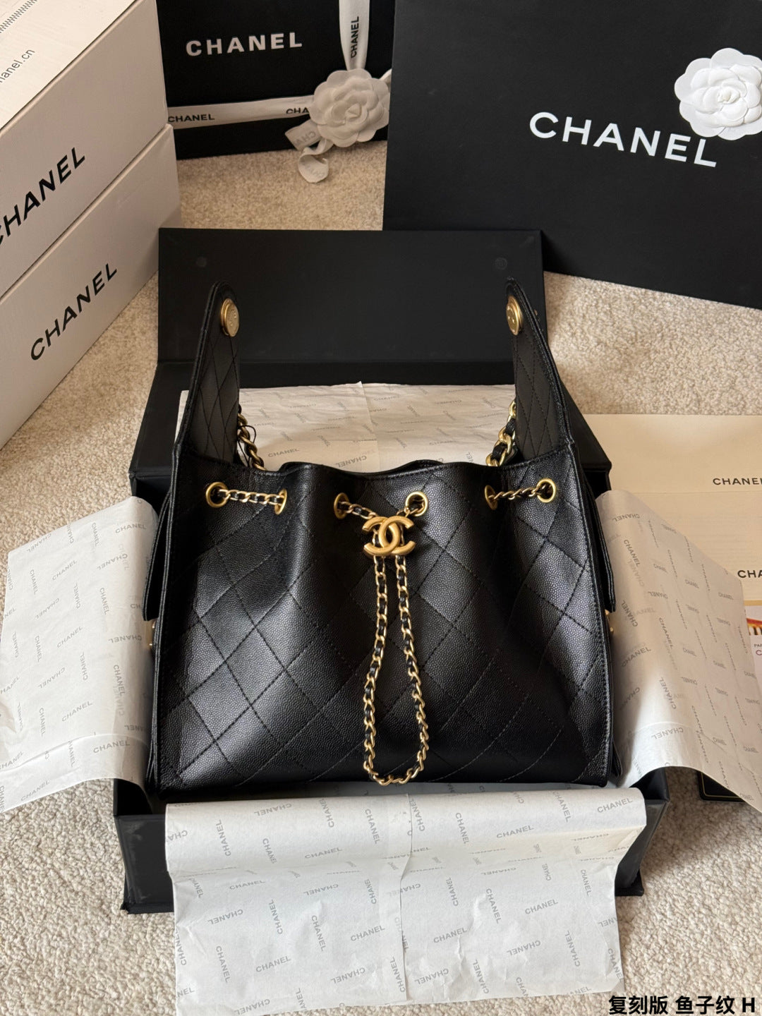 Chanel 25s Cowhide Hobo Bag