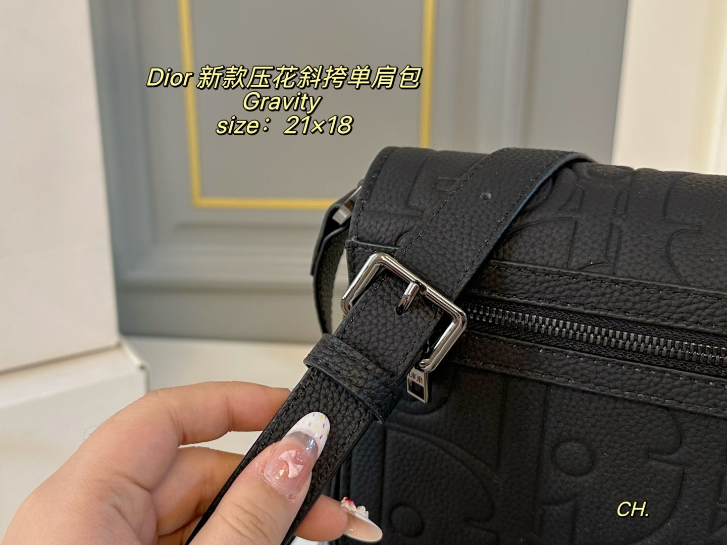 Dior Gravity Pressed flower crossbody bag