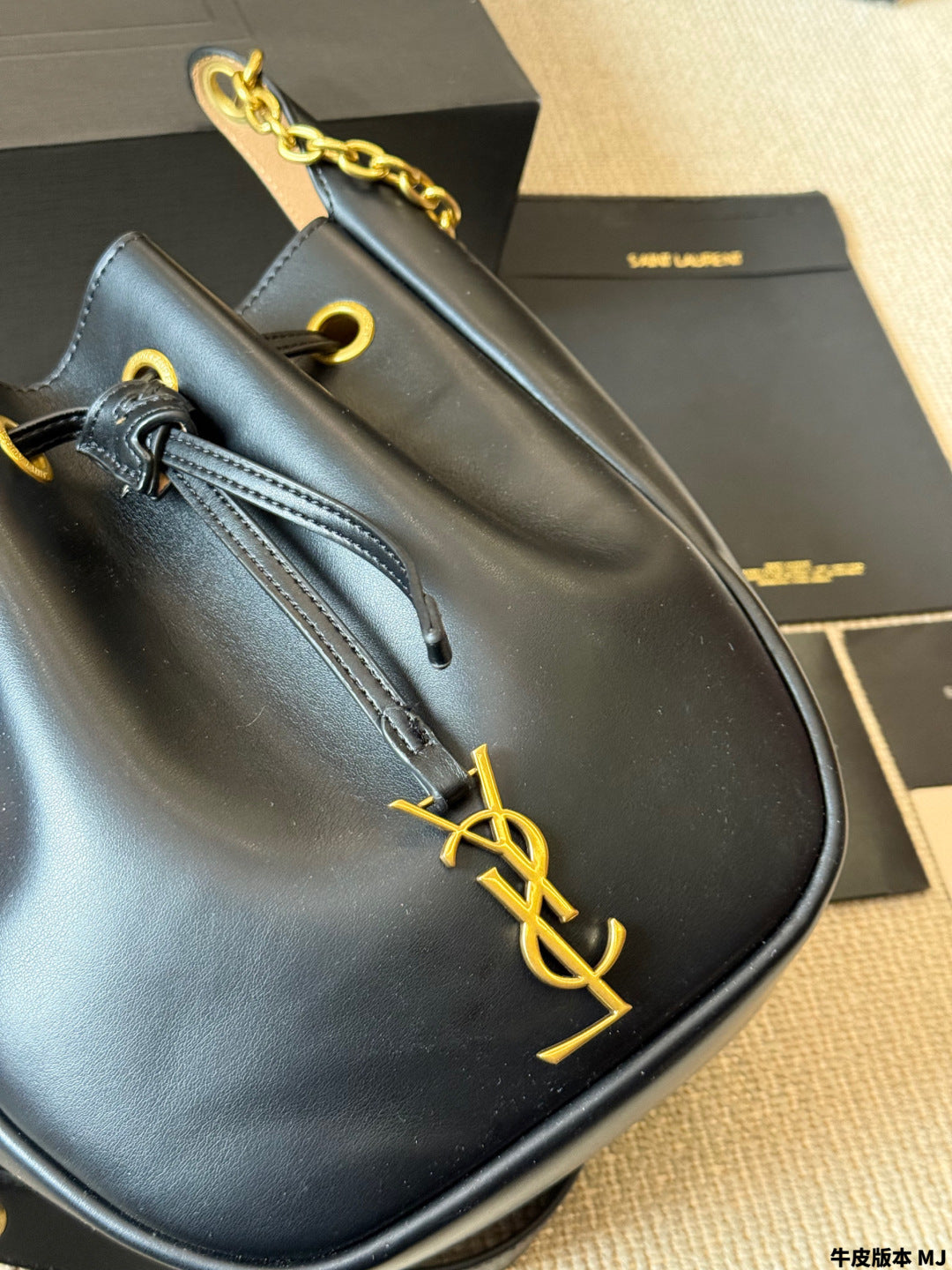 YSL Drawstring Bucket Bag