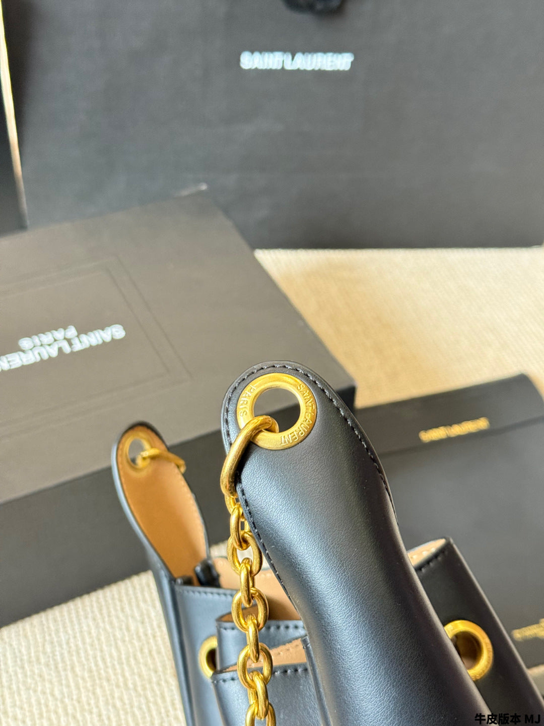 YSL Drawstring Bucket Bag