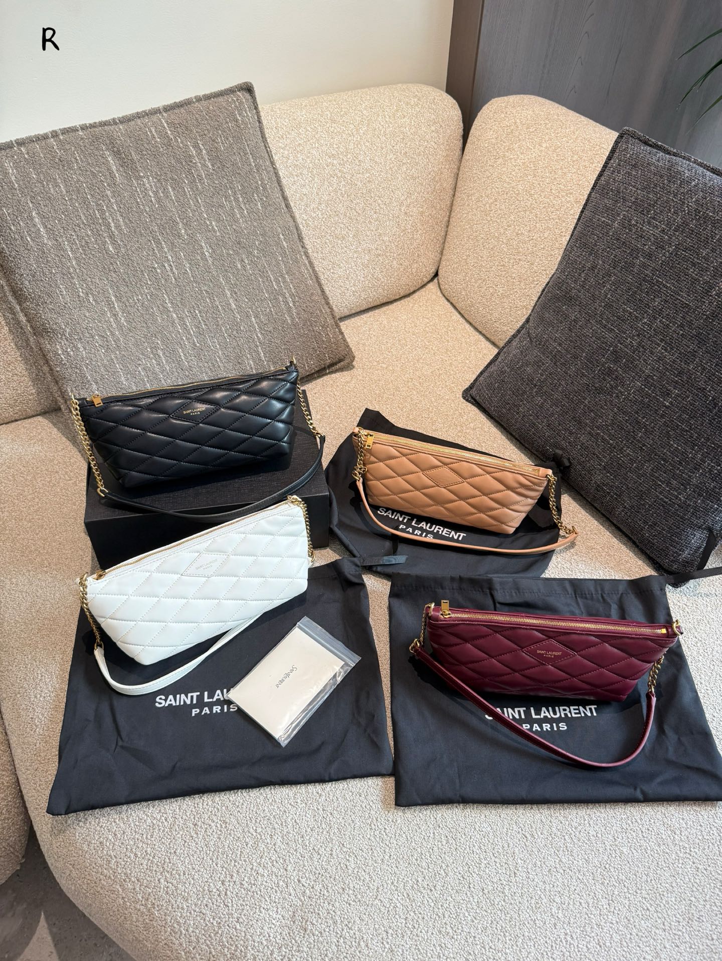 YSL OYSL ZIPPED Dumpling wrapper