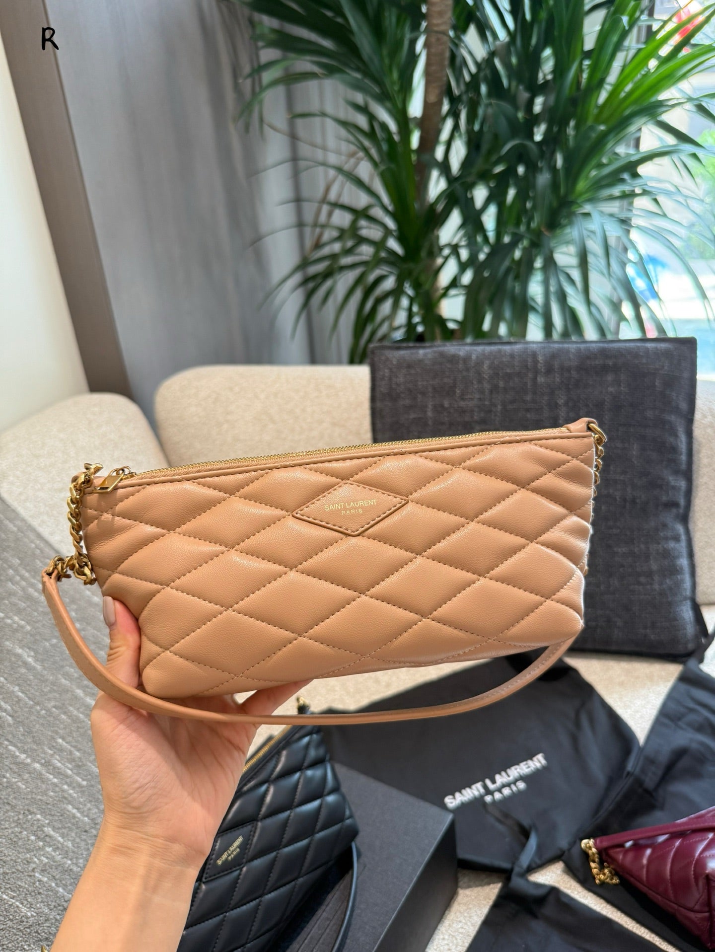 YSL OYSL ZIPPED Dumpling wrapper