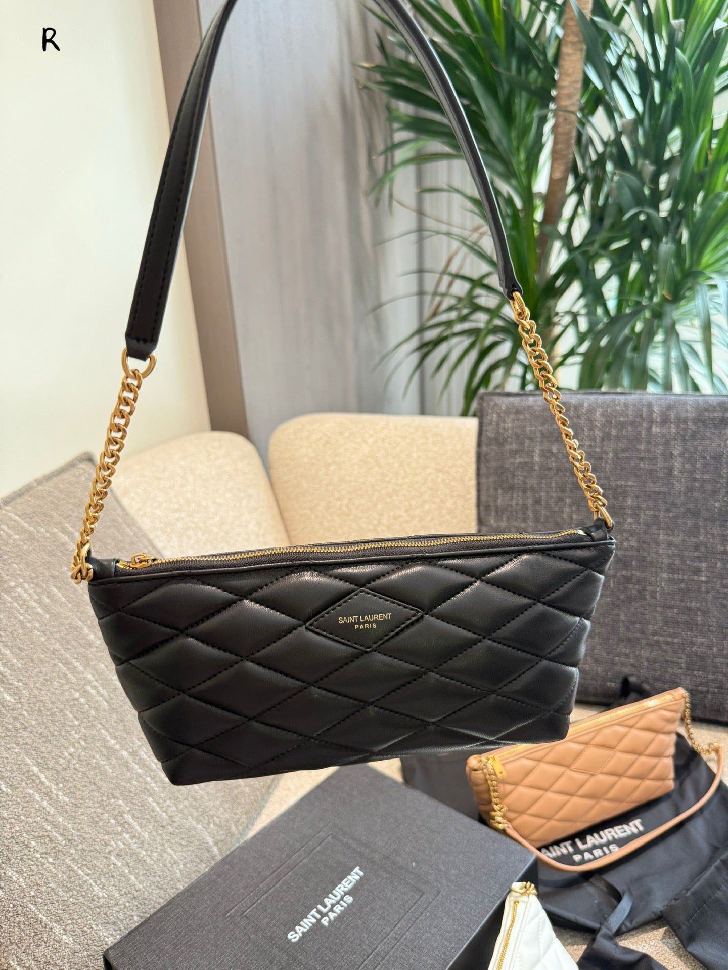 YSL OYSL ZIPPED Dumpling wrapper