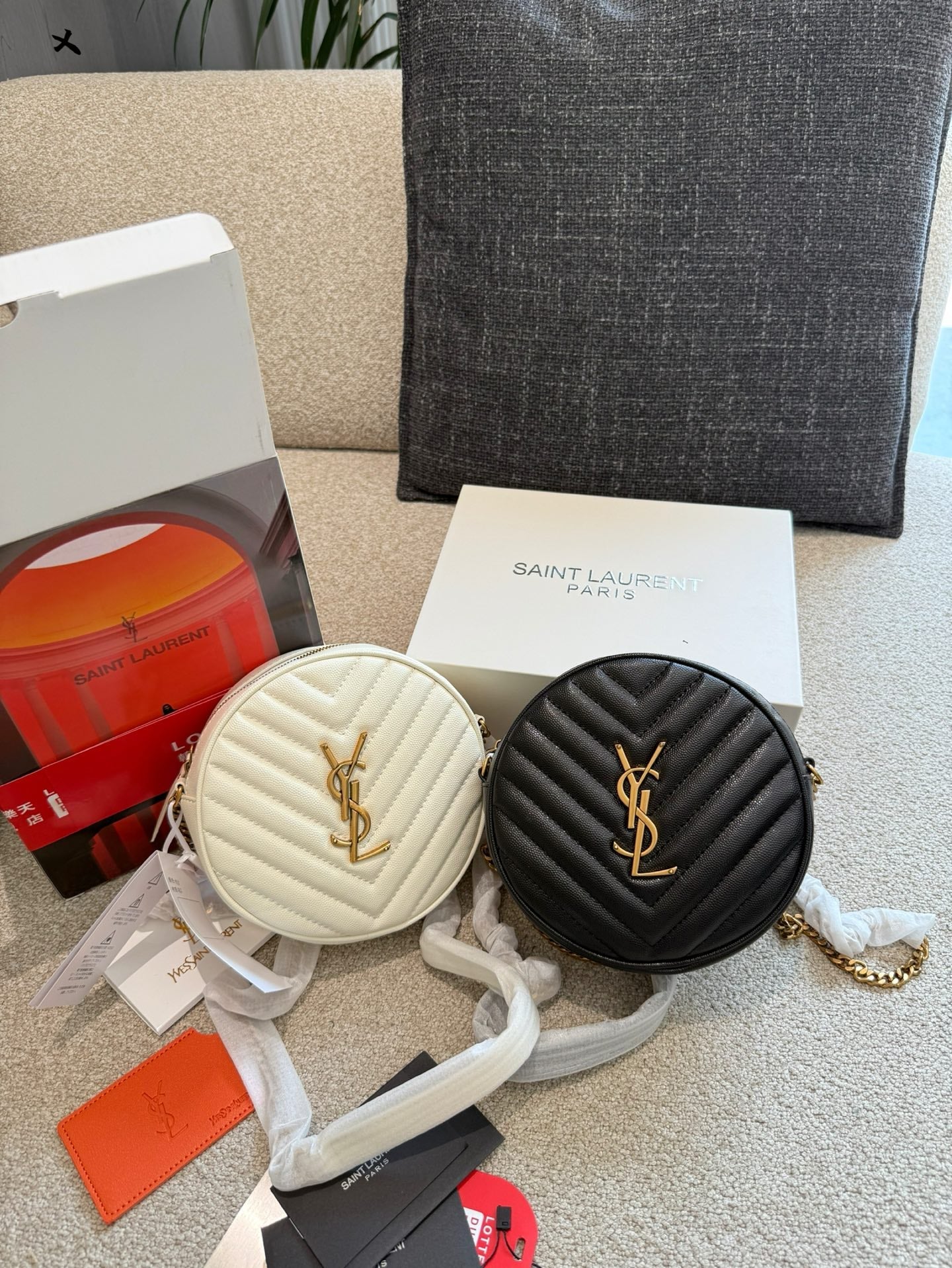 YSL Round cake bag