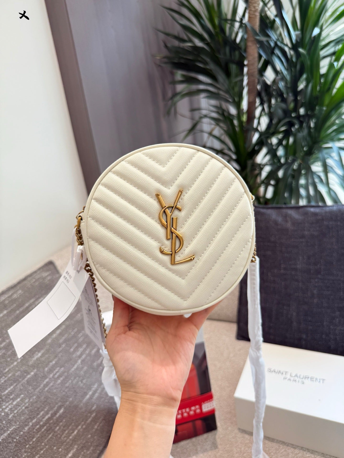 YSL Round cake bag