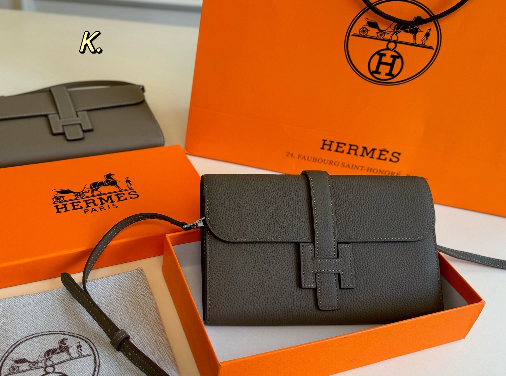 HERMES Jige handbag and crossbody bag