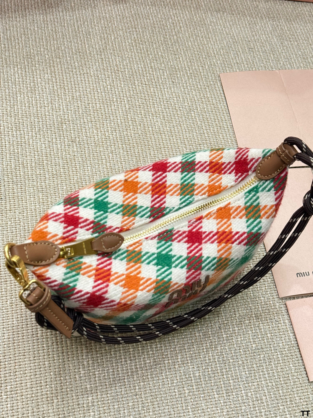 MiuMiu Woolen Lunch Box Bag