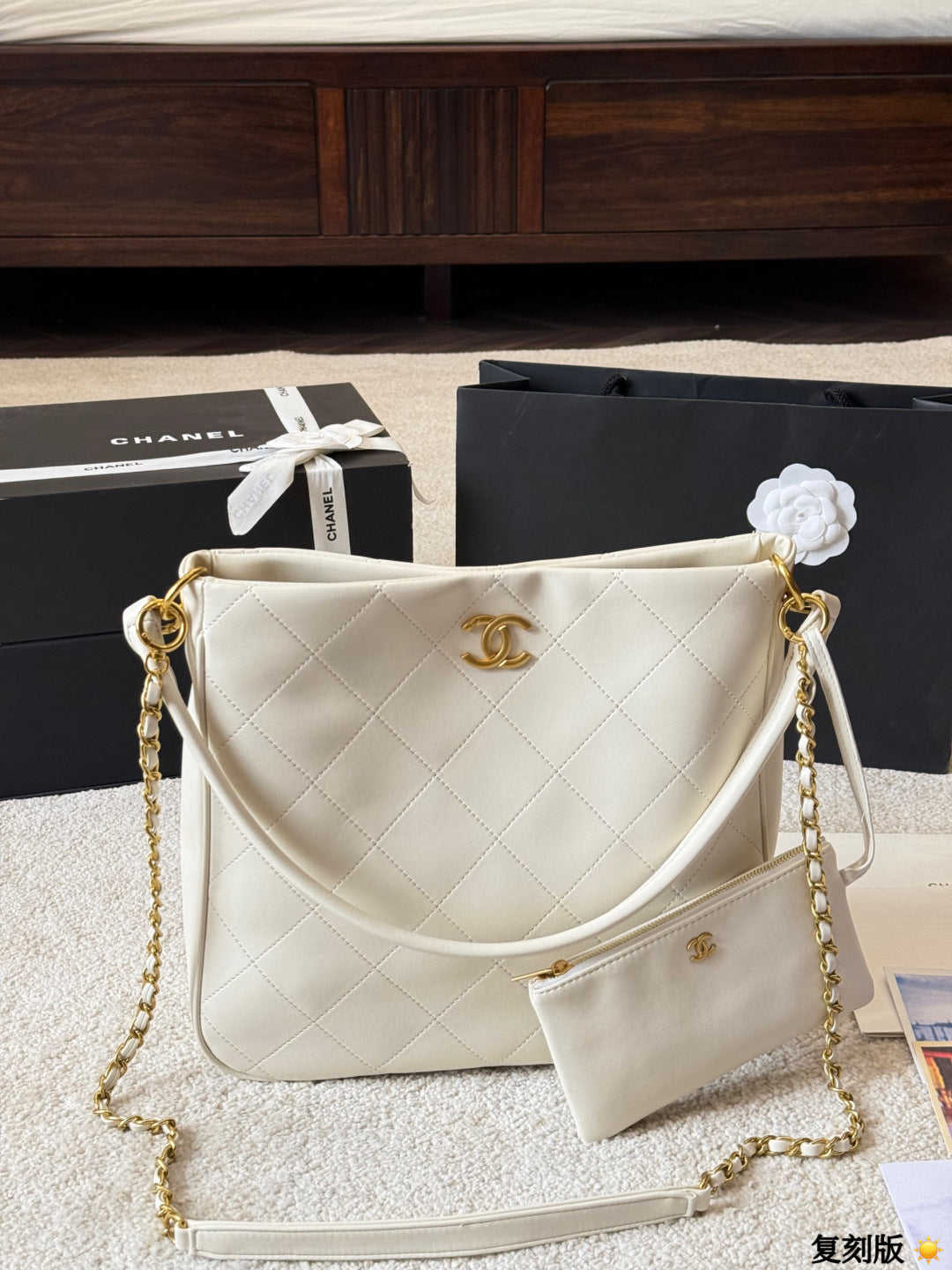 Chanel 23A Hobo Shoulder Bag
