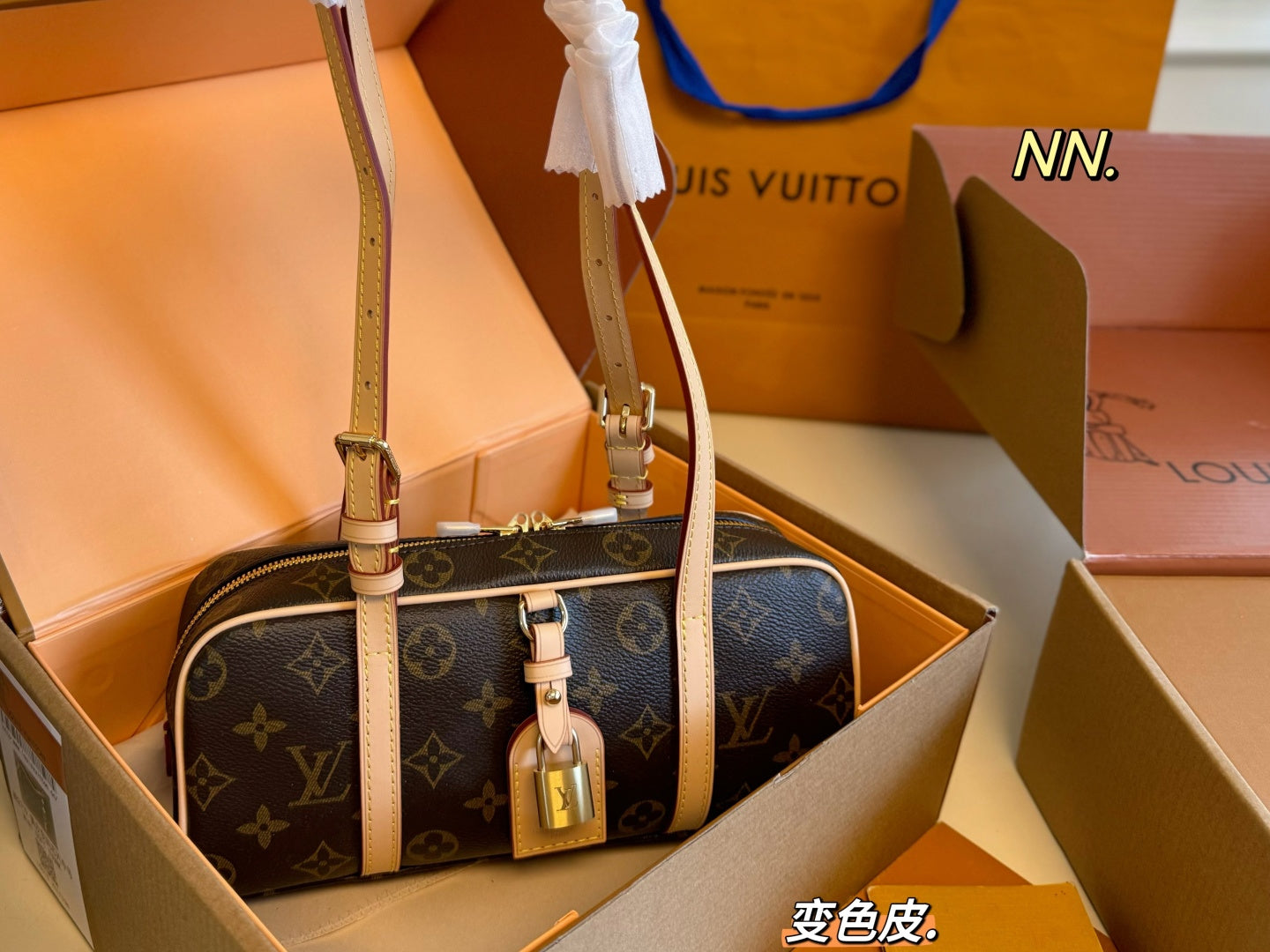 LV hang on bowler's bag