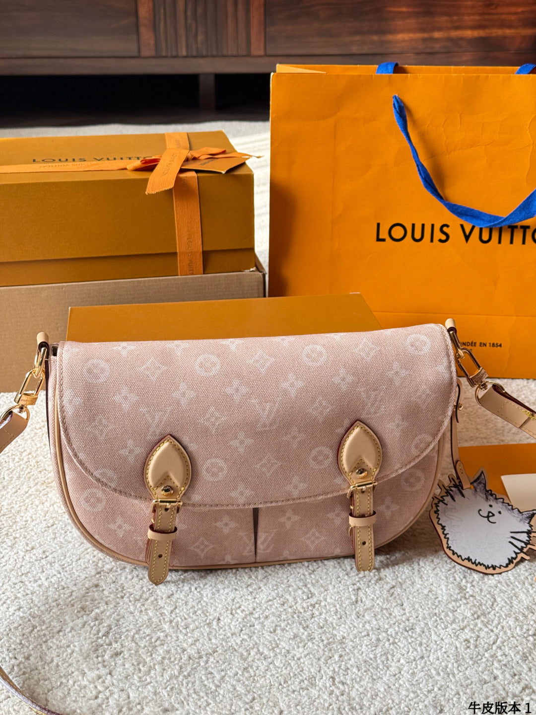 LV ESCAPE Meowgram crossbody bag