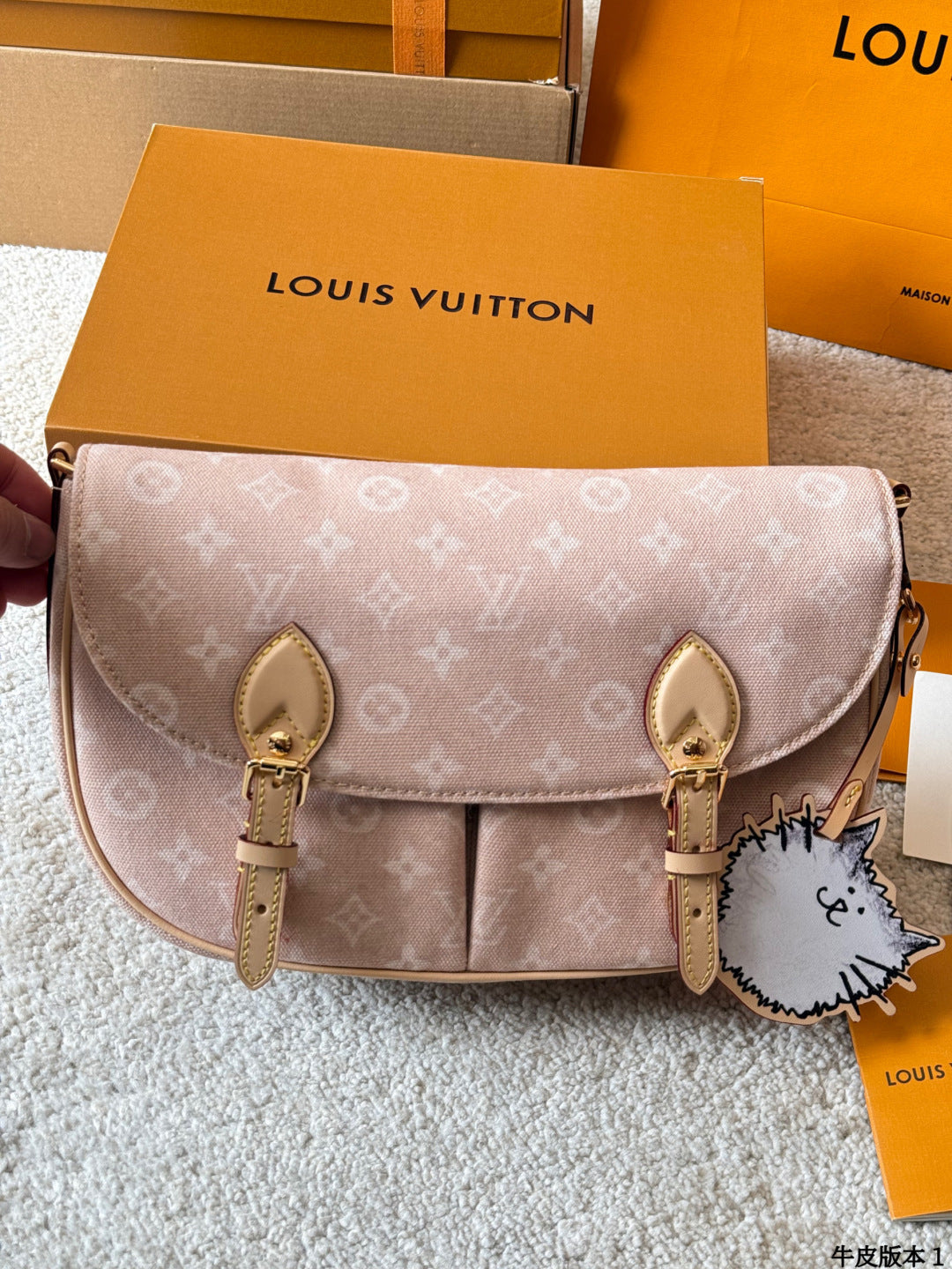LV ESCAPE Meowgram crossbody bag