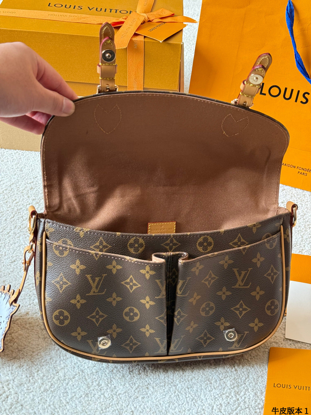 LV ESCAPE Meowgram crossbody bag