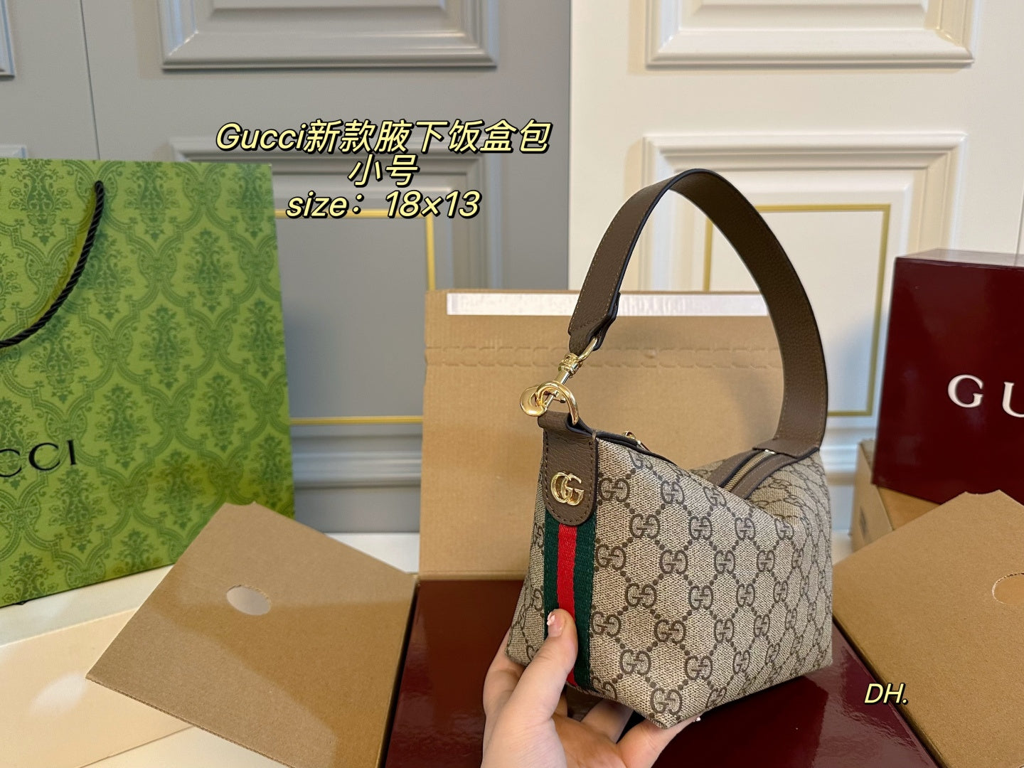 GUCCI hobo Armpit lunch box bag