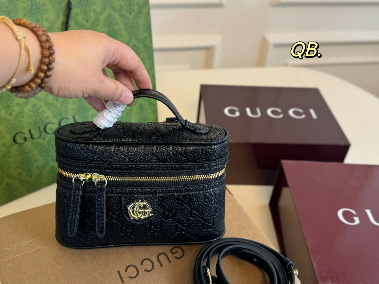Gucci Handheld Makeup Bag