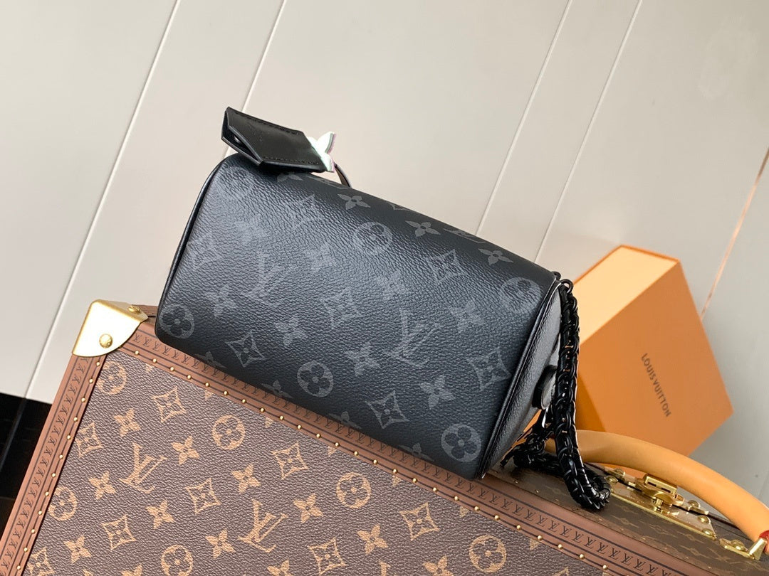 1:1 Replica LV Black Knight Pillow Bag