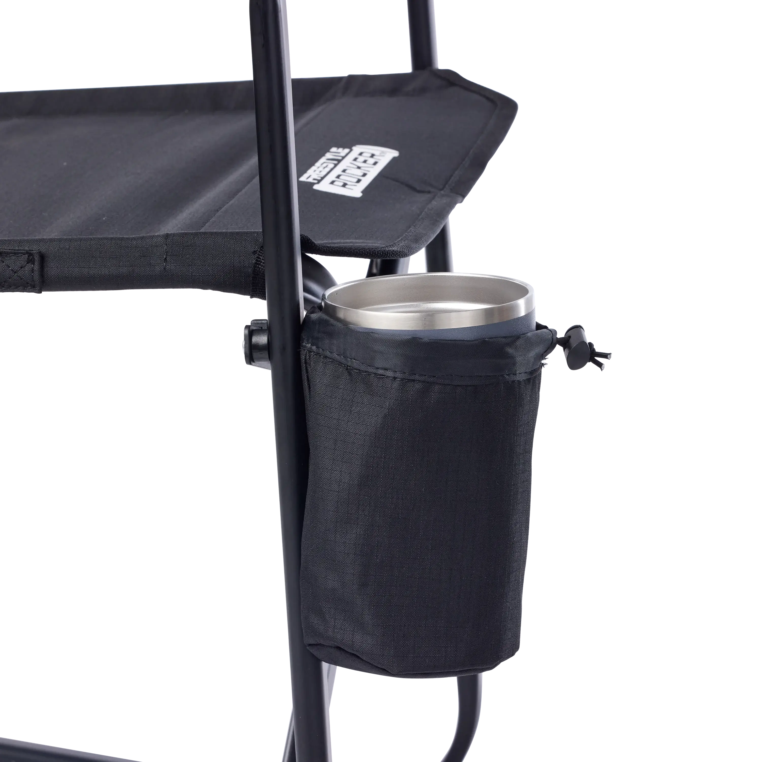 Cup holder of the black freestyle rocker elite.