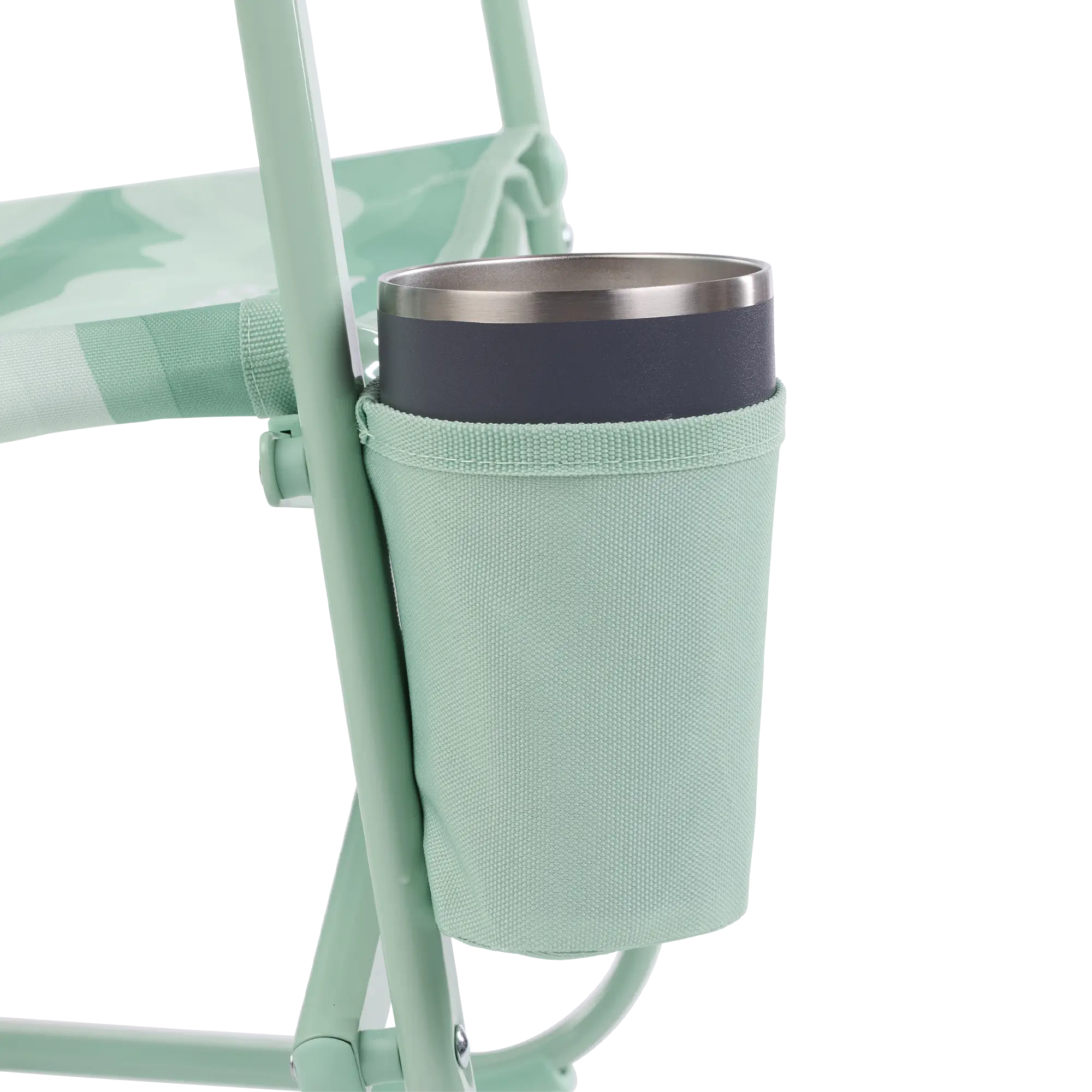 Beach Rocker, Green Beach Wave, Cup Holder