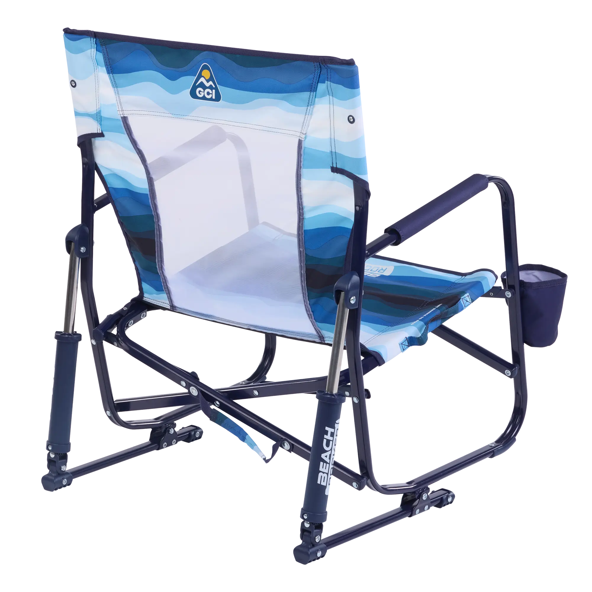 Beach Rocker, Blue Beach Wave, Back-Right