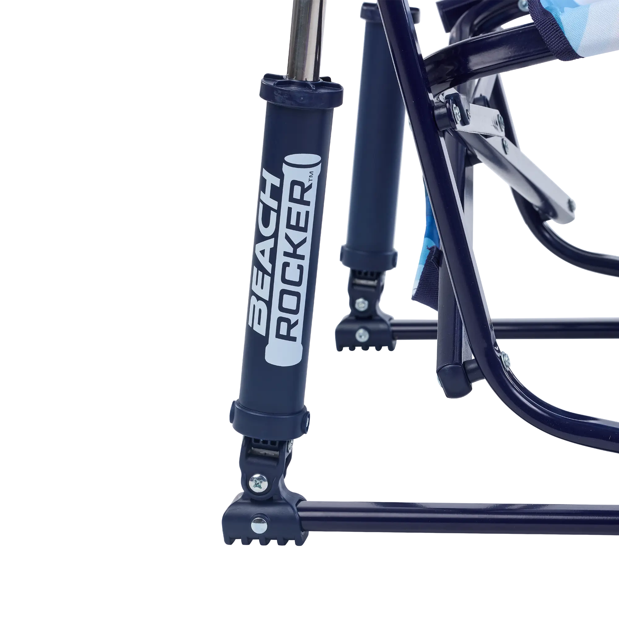 Beach Rocker, Blue Beach Wave, Spring-Action Shocks