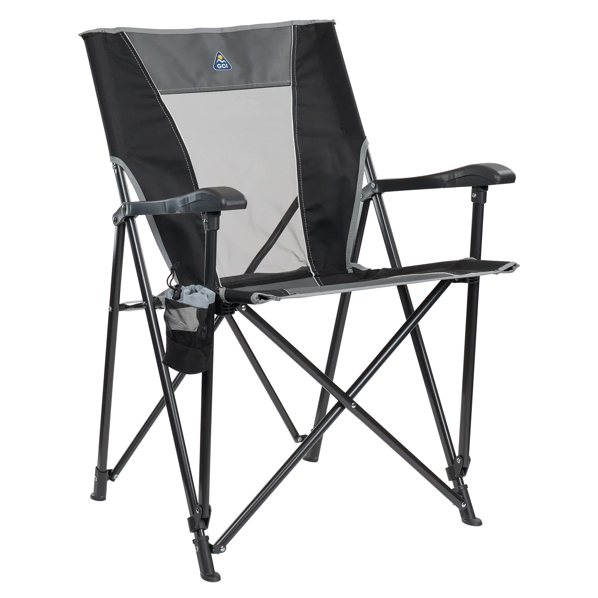Eazy Chair, Black, Front