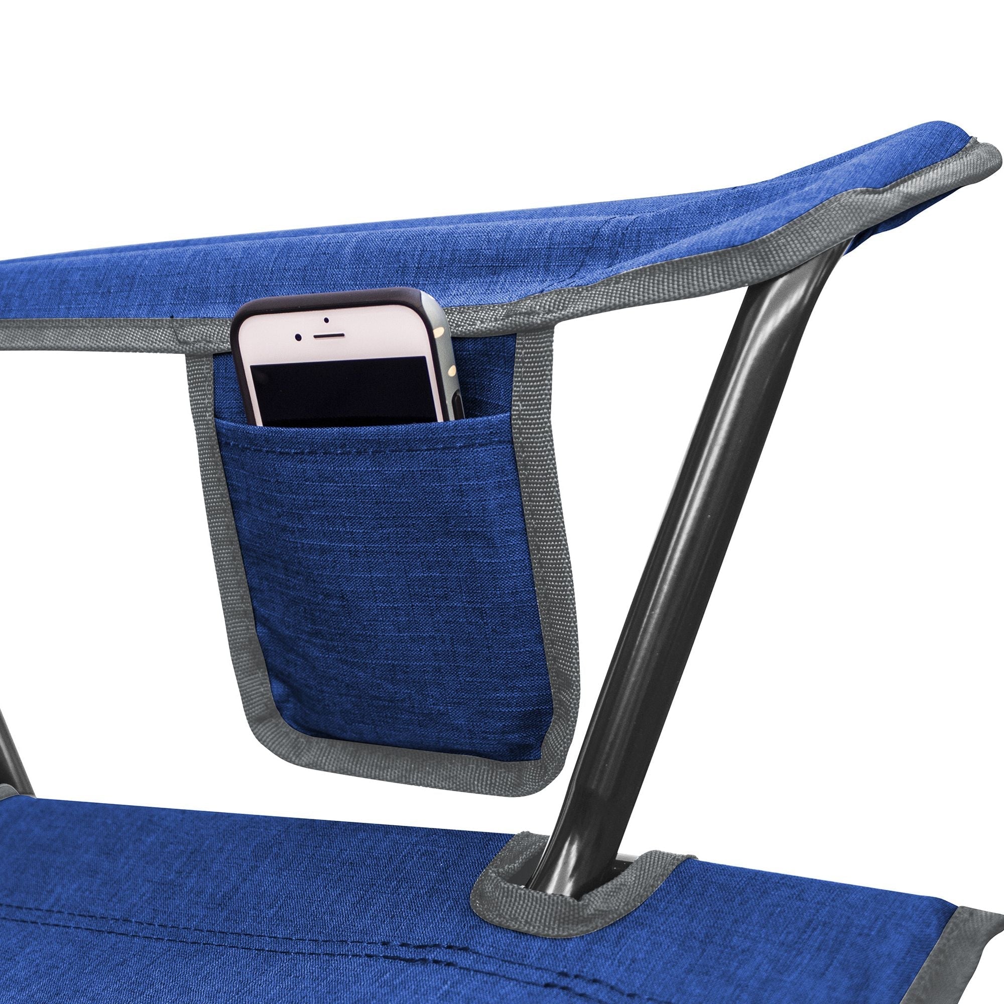 Comfort Pro Chair, Heathered Royal, Phone Holder