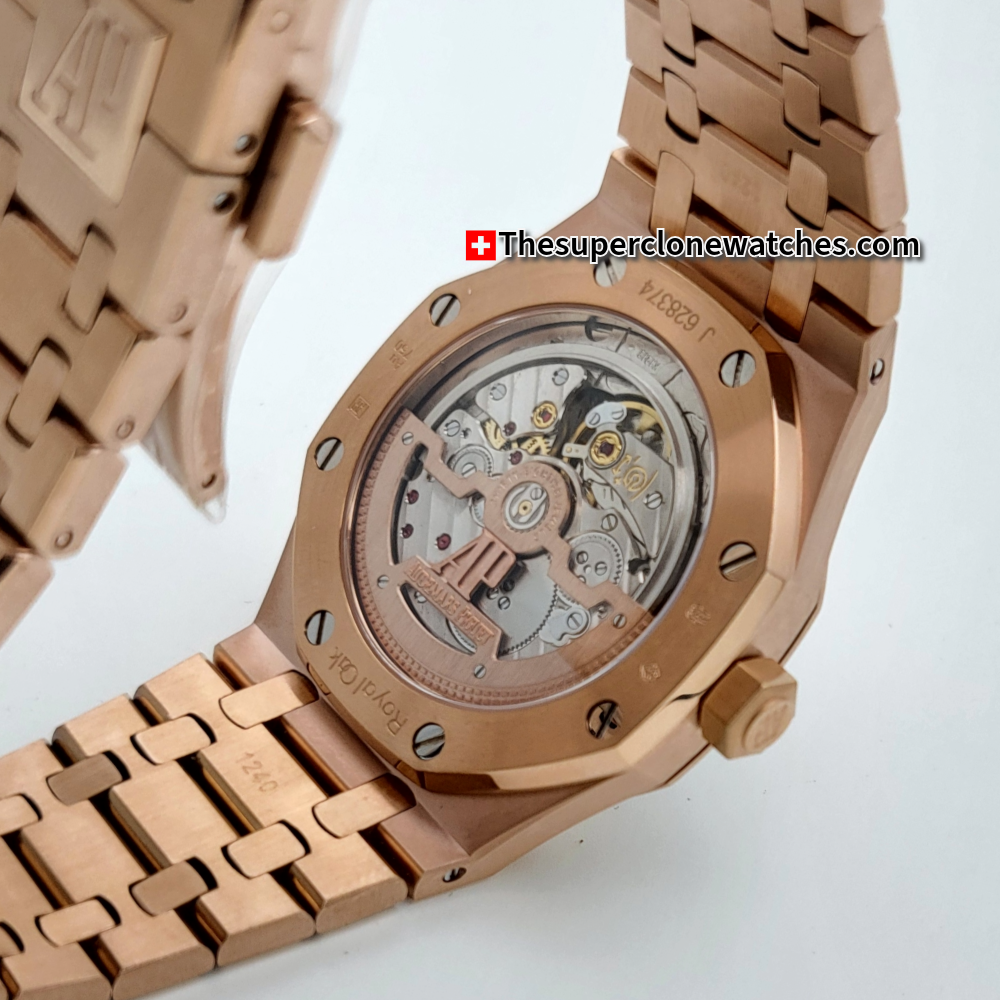 Audemars Piguet Royal Oak Jumbo Extra-Thin Smoked Grey Dial Exact 1:1 Super Clone 7121 Swiss Movement Replica Watch