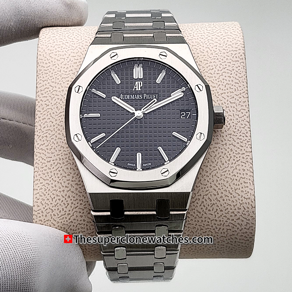 Audemars Piguet Royal Oak Stainless Steel Black Dial Exact 1:1 Super Clone 4302 Swiss Movement Replica Watch