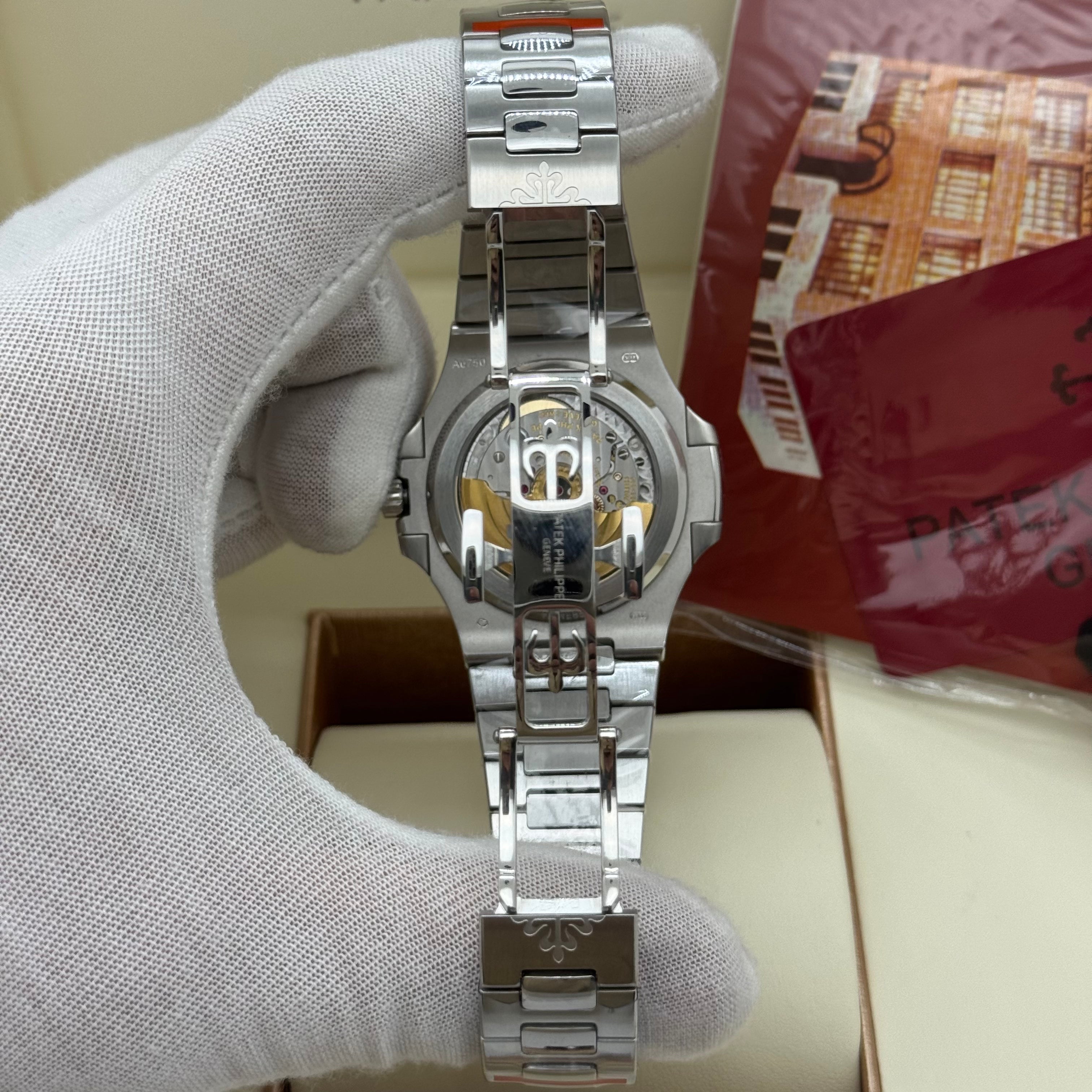 Patek Philippe nautilus men's mechanical watch blue Dial 40MM