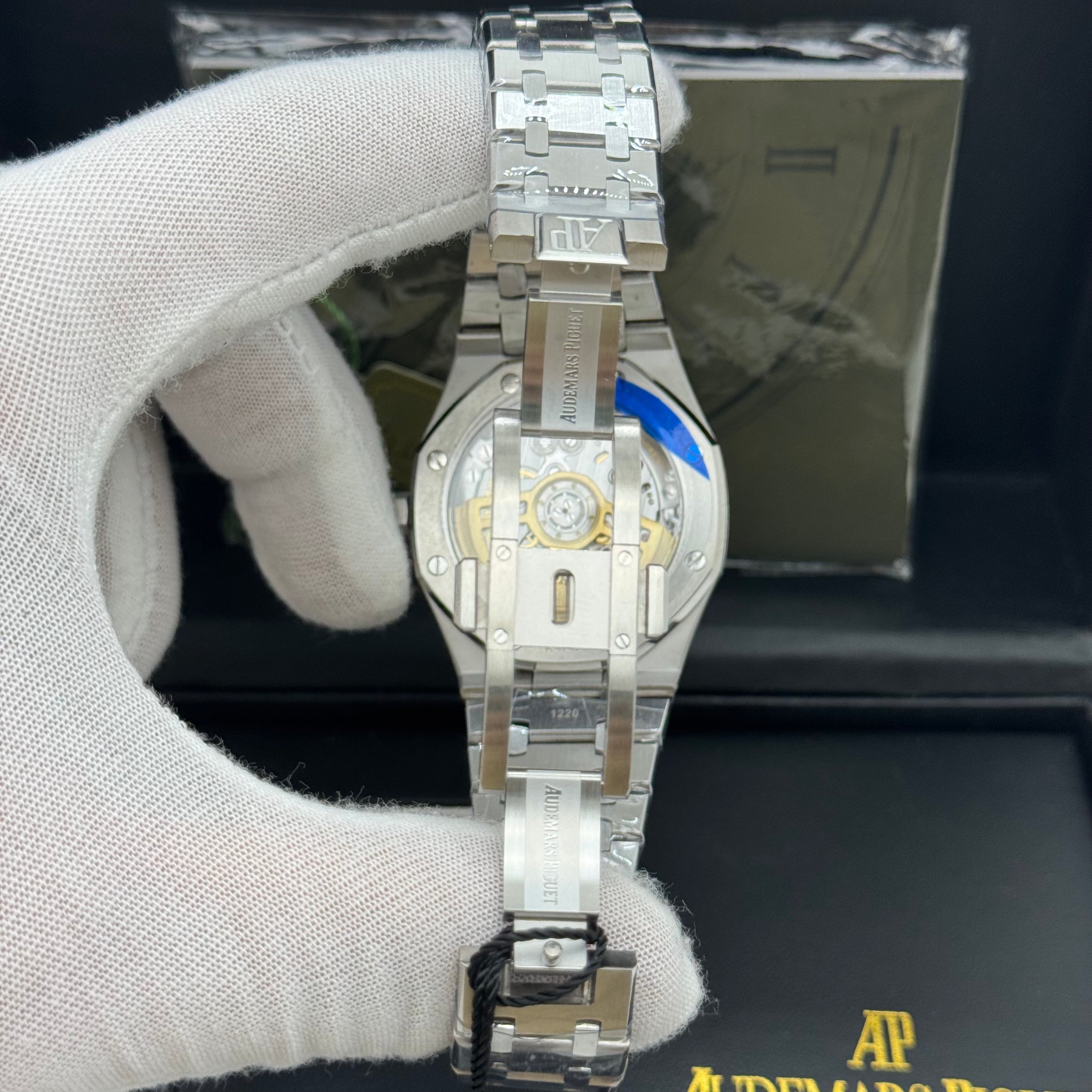 Audemars Piguet Royal Oak Blue Dial Stainless steel watch 41MM