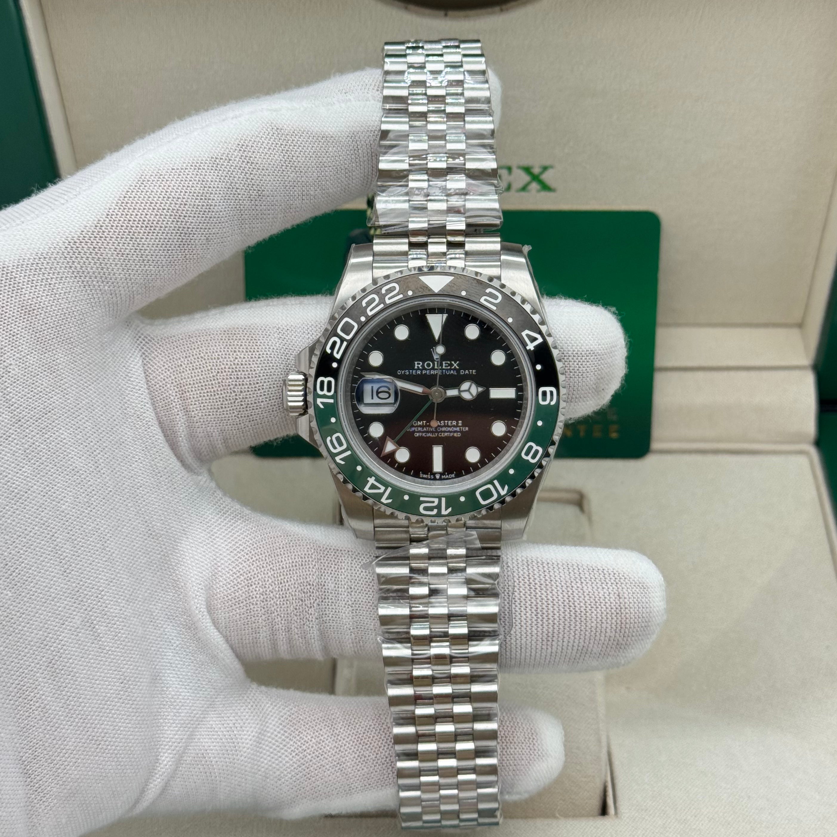 Rolex GMT-Master || Sprite Stainless steel jubilee 40MM
