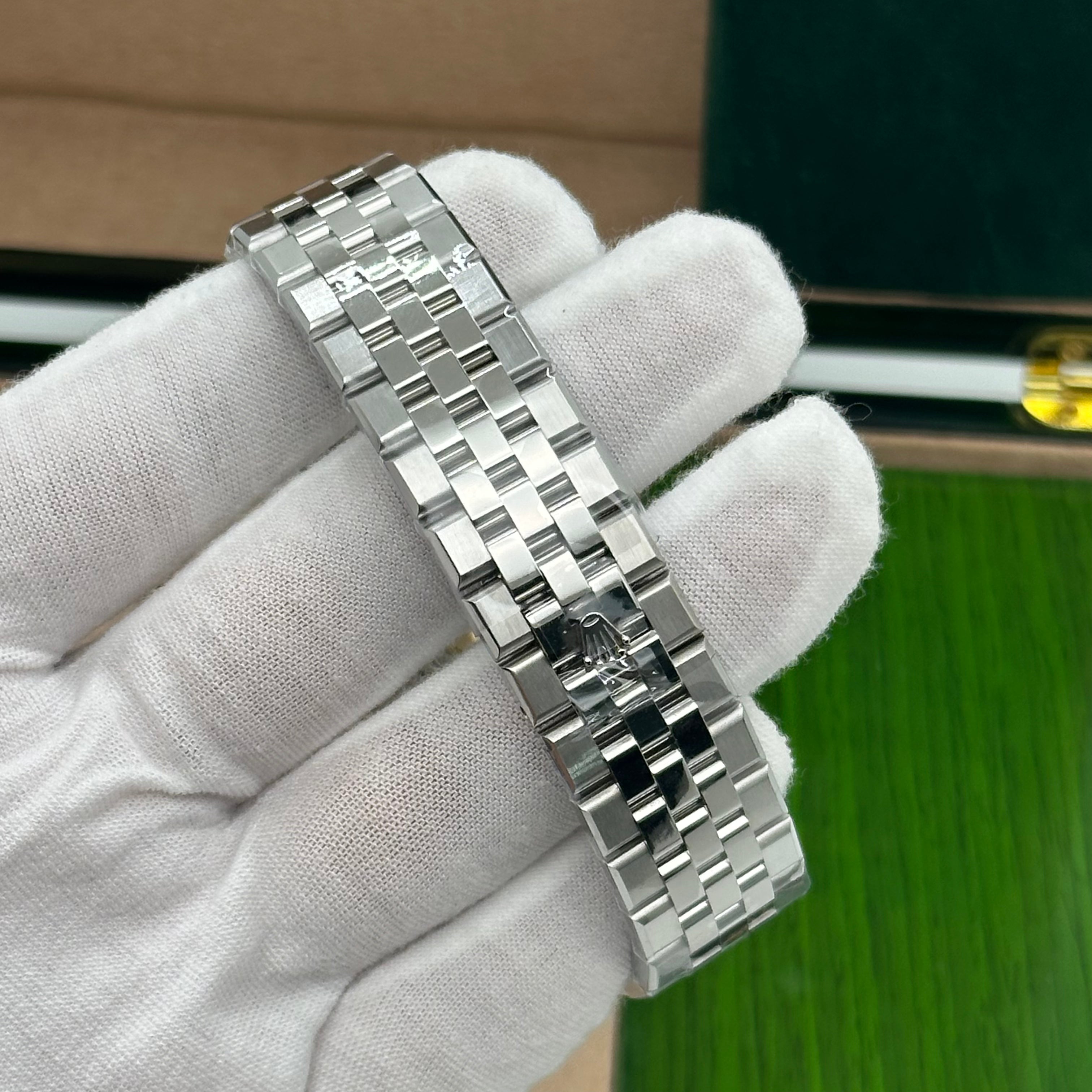 Rolex Oyster Perpetual Land-Dweller 41MM | SWISS 1:1 – Ice Blue Textured Dial