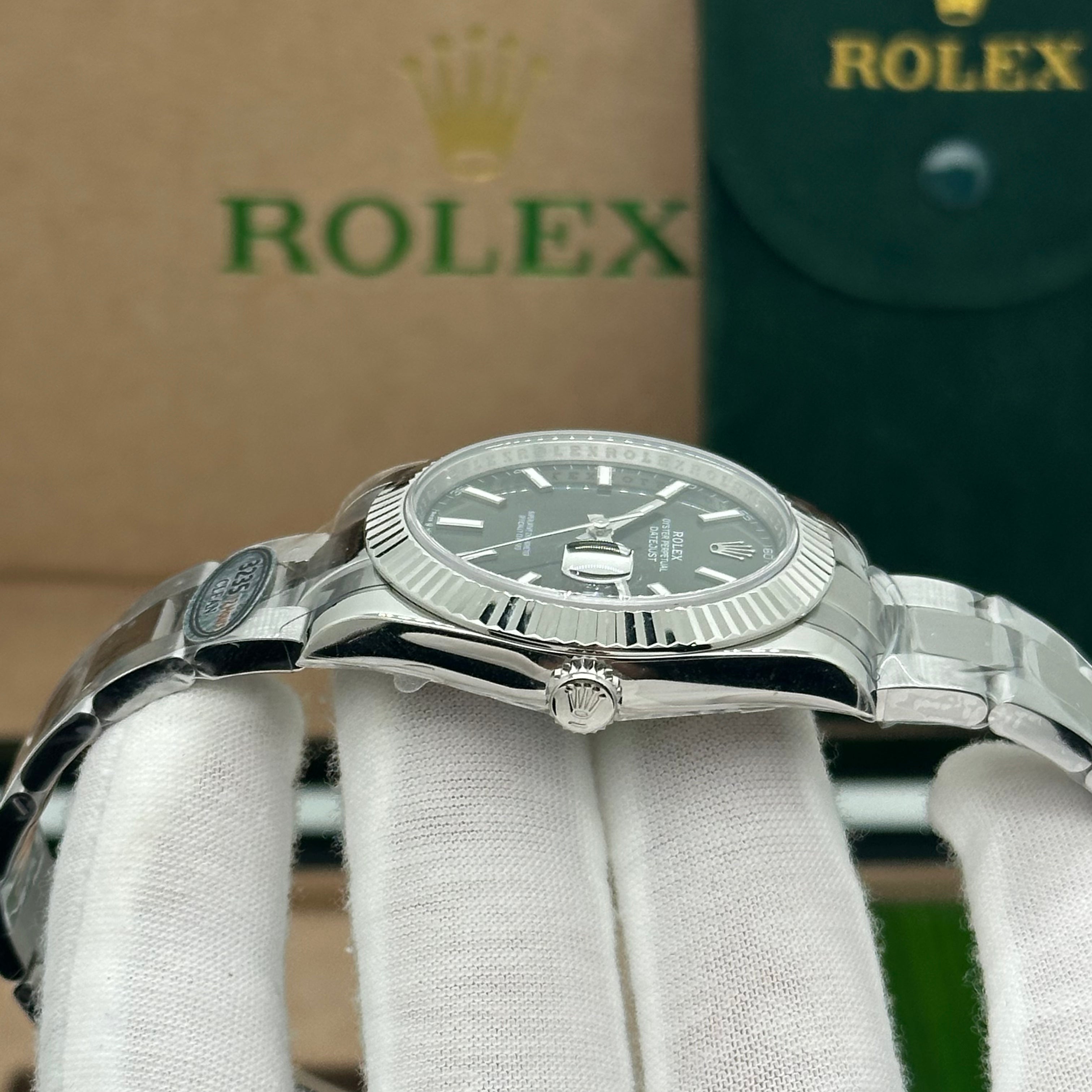 Rolex Datejust 41MM Super Clone – Wimbledon Dial (Swiss 3235 V3)