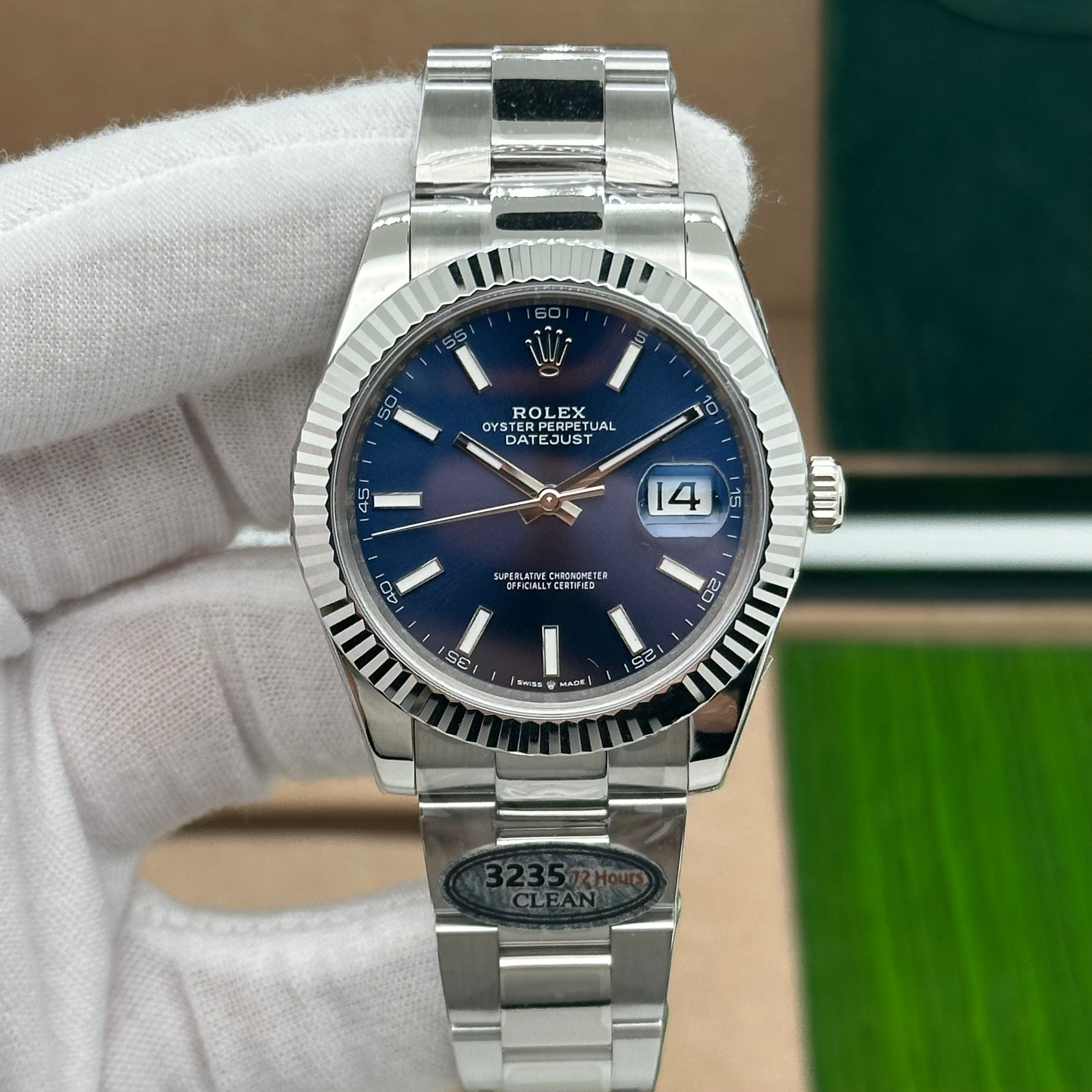 Rolex Datejust 41mm Blue Dial – Super Clone Swiss Replica
