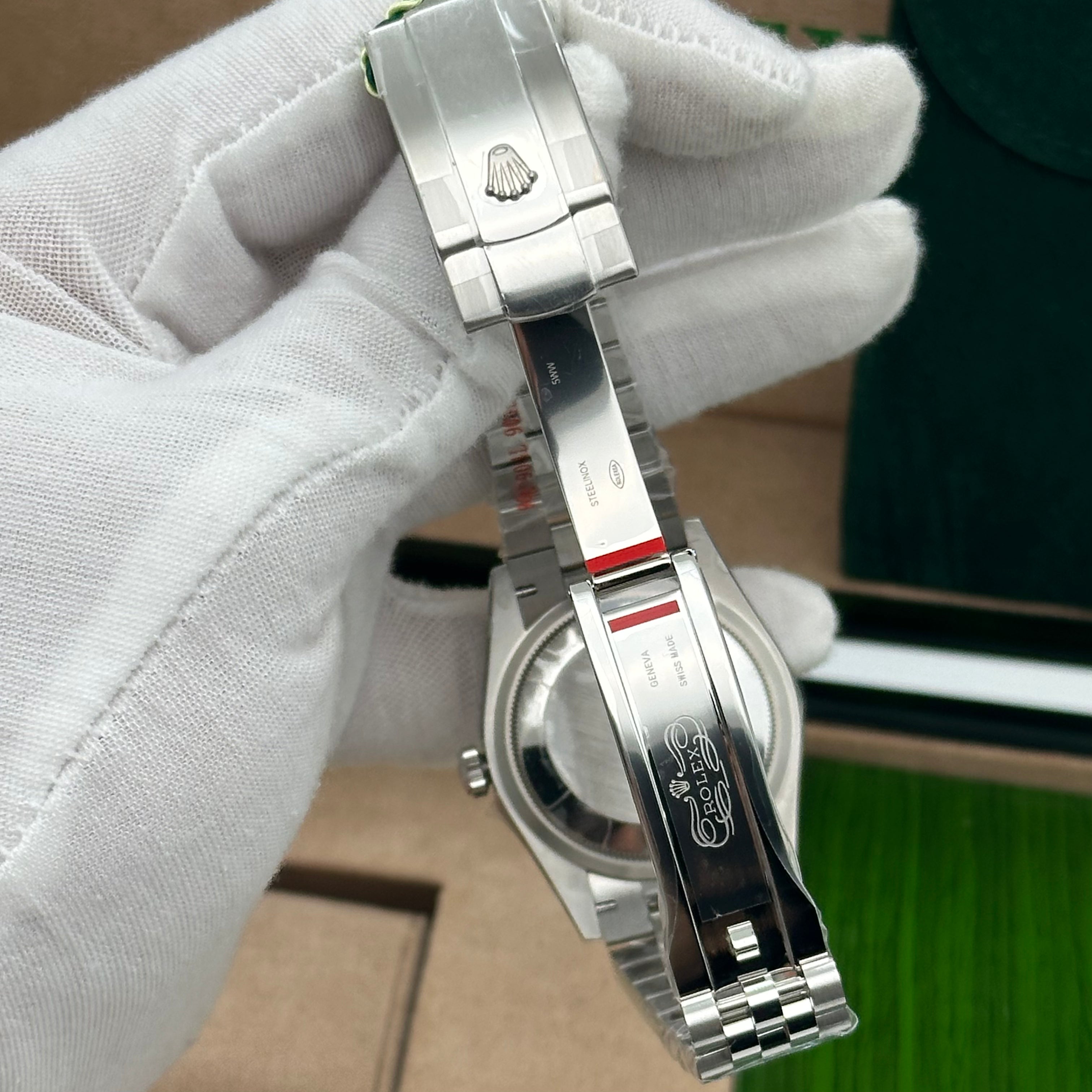 Rolex Datejust 36mm Blue Diamond Dial with Diamond Bezel – Jubilee Bracelet